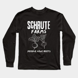 schrute farms beets lovers Long Sleeve T-Shirt